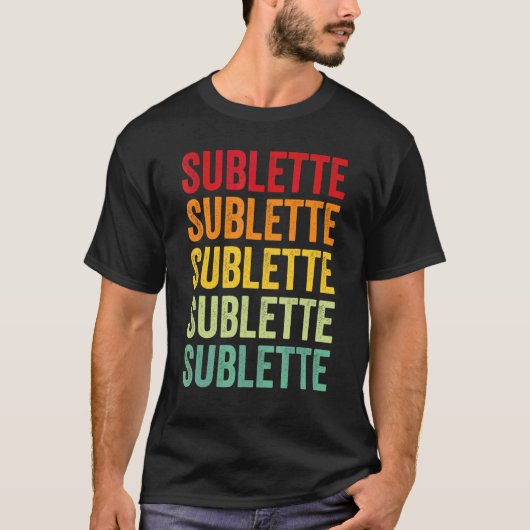 T-shirt Comté de Sublette Wyoming Conception de texte arc- (Devant)
