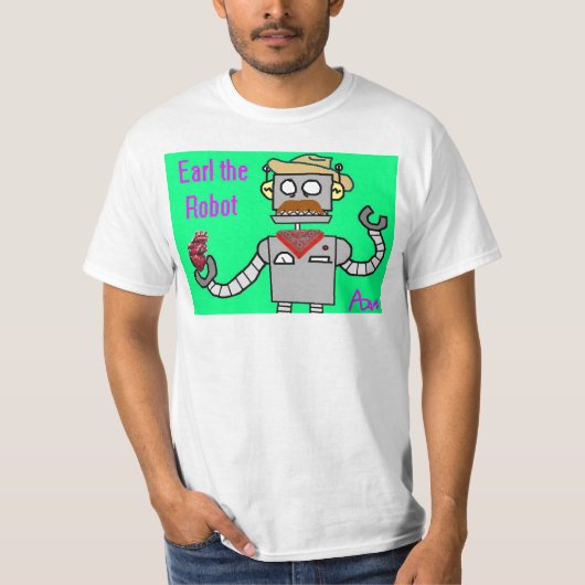 T-shirt Comte le robot (Devant)