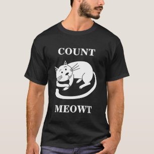 T-shirt Comte Meowt Kitty Funny Chat Pun