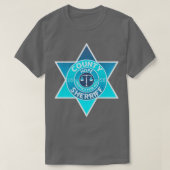 T-shirt Comté Sheriff Badge Hope Rambo Premier sang (Design devant)