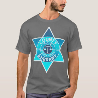 T-shirt Comté Sheriff Badge Hope Rambo Premier sang