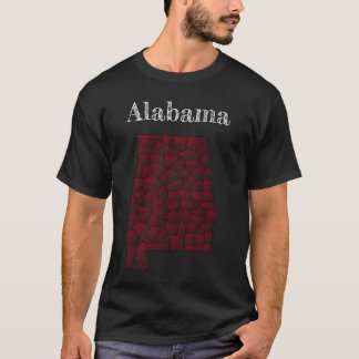 T-shirt Comtés de l'Alabama et routes principales