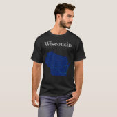 T-shirt Comtés et inter-États du Wisconsin (Devant entier)