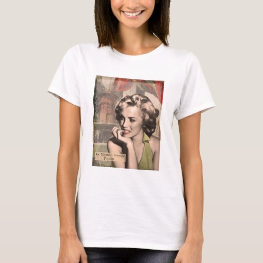 T-shirt CON13CRBWRD-V4 le penseur Lips.tif rouge (Devant)