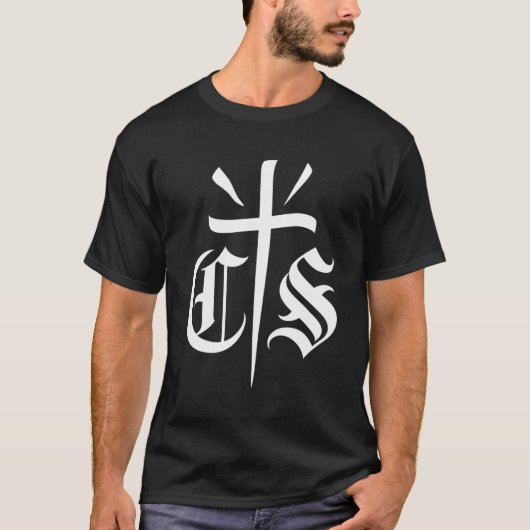 T-shirt Con Safos Cs Cholo Chicano Cross Pachuco (Devant)