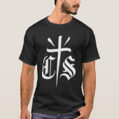 T-shirt Con Safos Cs Cholo Chicano Cross Pachuco (Devant)