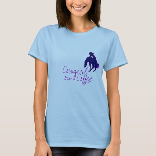 T-shirt ConC Dames bleu à manches longues (Devant)