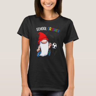 T-shirt Concasseur De L'École Retour À L'École Cute Gnome