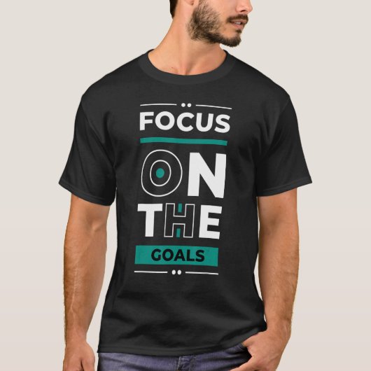 T-shirt Concentration Sur Les Objectifs Inspiration Des Je (Devant)