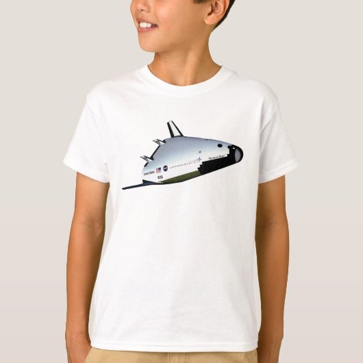 T-shirt Concept de navette spatiale de véhicule de lanceme (Devant)