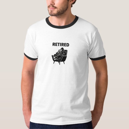 T-shirt Concept de retraite exécutive (Devant)