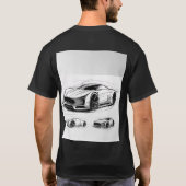 T-shirt Concept de voiture (Dos)