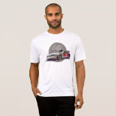 T-shirt Concept de voiture de course de personnage (Devant entier)