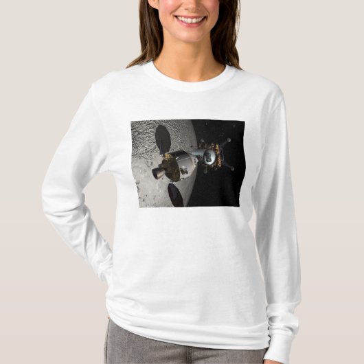 T-shirt Concept du véhicule d'exploration de l'équipage Or (Devant)