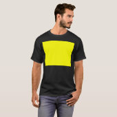 T-shirt Concepteur Customisé couleur jaune (Devant entier)