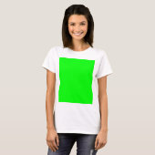 T-shirt Concepteur Customisé couleur verte (Devant entier)