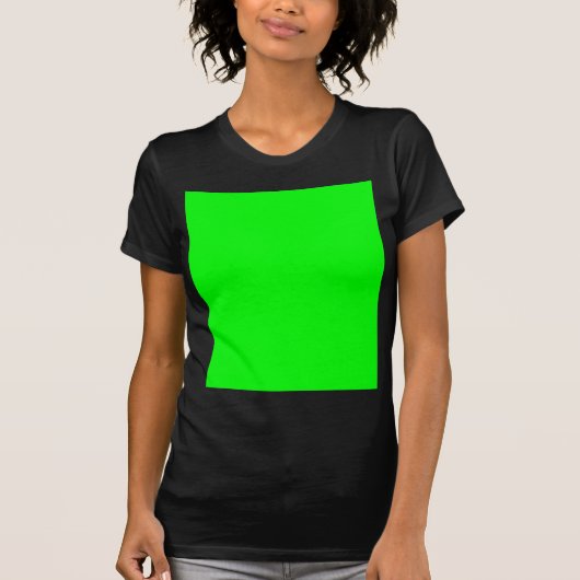 T-shirt Concepteur Customisé couleur verte (Devant)