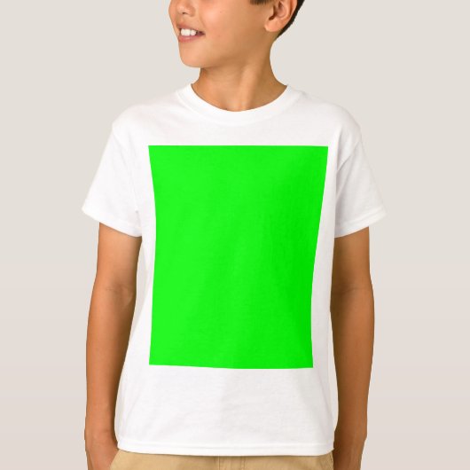 T-shirt Concepteur Customisé couleur verte (Devant)