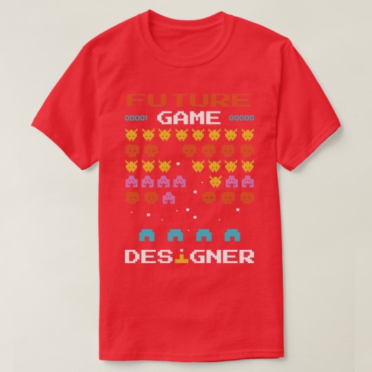 T-shirt Concepteur d'arcade pour les futurs développeurs d (Design devant)