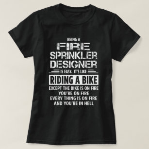 T-shirt Concepteur d'arroseuse du feu