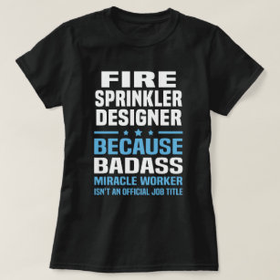 T-shirt Concepteur d'arroseuse du feu