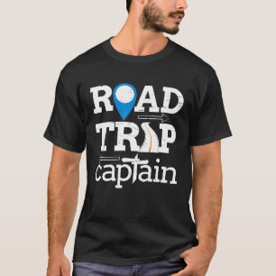 T-shirt Concepteur de capitaine de road-trip groupe de cam