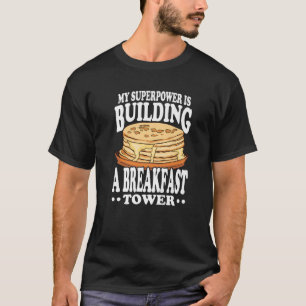 T-shirt Concepteur de crêpes et de flapjack pour petit déj