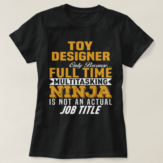 T-shirt Concepteur de jouets (Design devant)