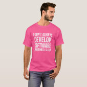 T-shirt Concepteur de logiciels programmeur Coder Ingénieu (Devant entier)
