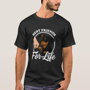 T-shirt Concepteur de meilleurs amis amateur de Chiweenie