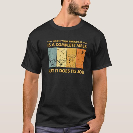 T-shirt Concepteur de programmeur Coder Ingénieur logiciel (Devant)