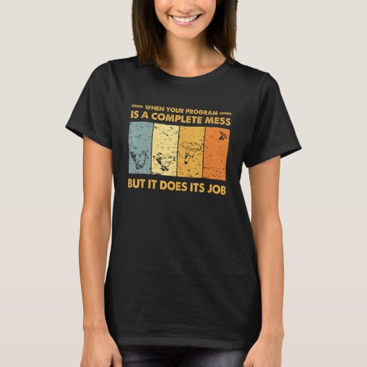 T-shirt Concepteur de programmeur Coder Ingénieur logiciel (Devant)