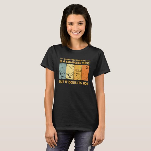 T-shirt Concepteur de programmeur Coder Ingénieur logiciel (Devant entier)