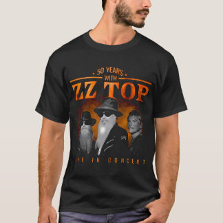 T-shirt concepteur de ZZTop Rock Band 50