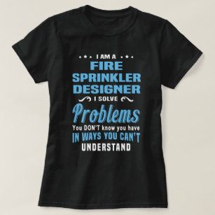 T-shirt Concepteur Fire Sprinkler