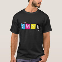 T-Shirt Concepteur Graphique Couleurs Pré-Presse C