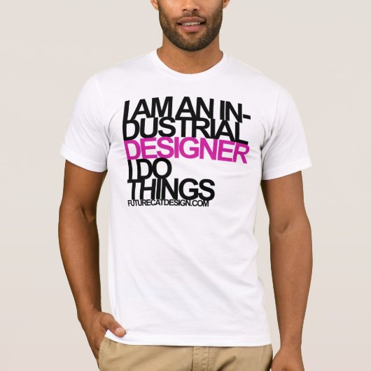 T-shirt concepteur industriel (Devant)
