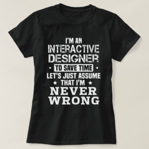 T-shirt Concepteur interactif