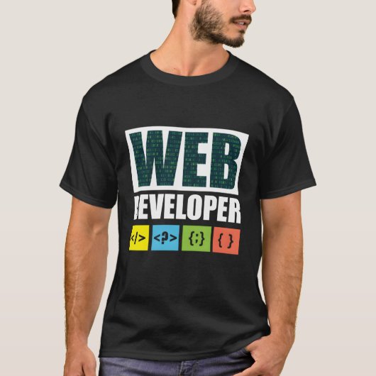 T-shirt Concepteur Web Programmeur programmeur logiciel In (Devant)