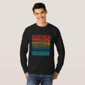 T-shirt Concepteurs de designers vintage Web (Devant entier)