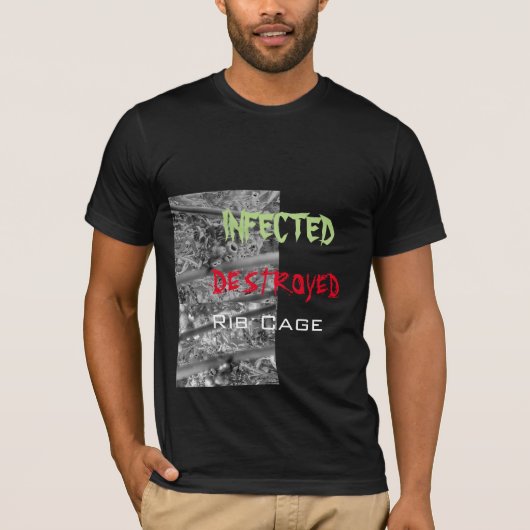 T-shirt Conception 1 : Araignée de chrome, conception 2 (Devant)