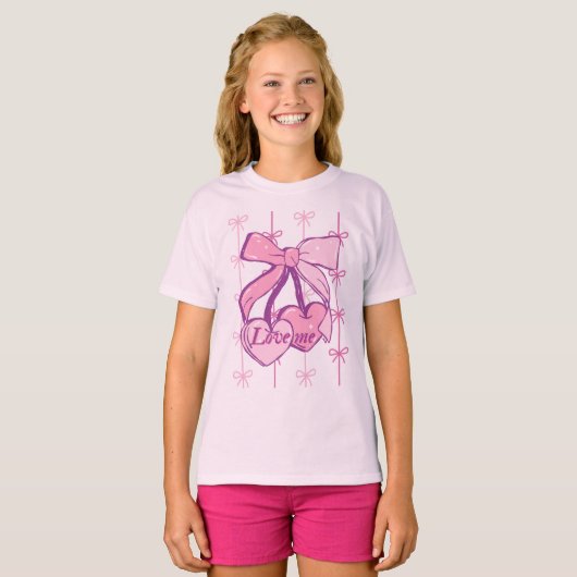 T-shirt Conception à la mode aime moi (Devant entier)