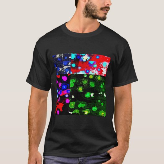 T-shirt Conception abstraite (Devant)