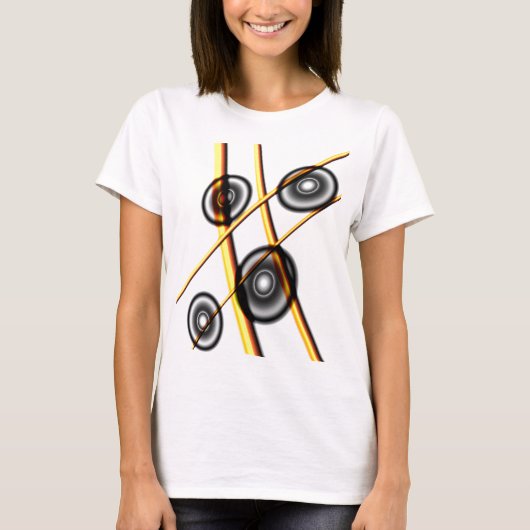 T-shirt Conception abstraite (Devant)
