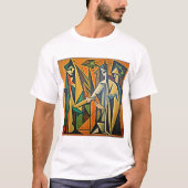 T-shirt Conception Abstraite de Picasso (Devant)