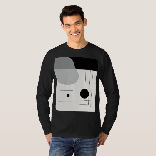 T-shirt Conception abstraite polyvalente Tee (Devant entier)