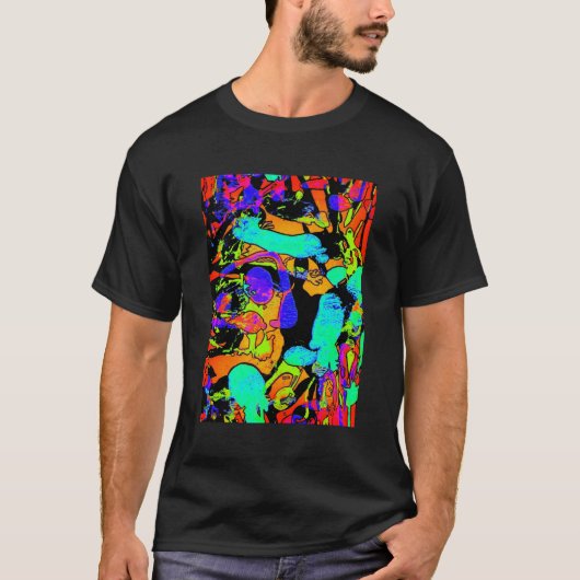 T-shirt Conception abstraite pour l'usage avec des effets (Devant)