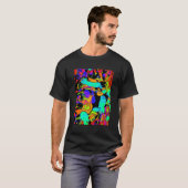 T-shirt Conception abstraite pour l'usage avec des effets (Devant entier)