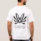 T-shirt Conception Abstraite symétrique des oiseaux (Dos)