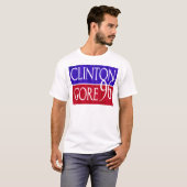 T-shirt Conception affligée de Clinton Gore 96 (Devant entier)